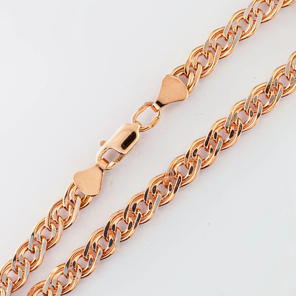 Браслет из красного золота 585 пробы