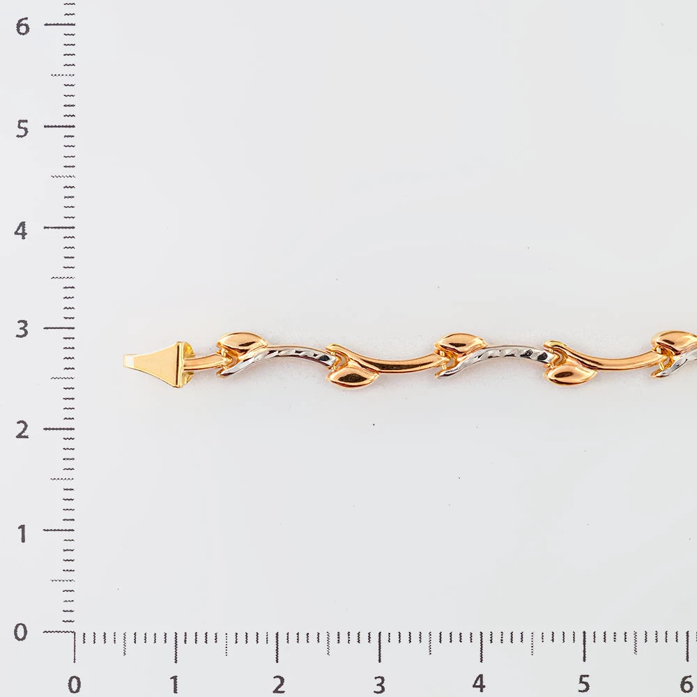 Браслет из красного золота 585 пробы