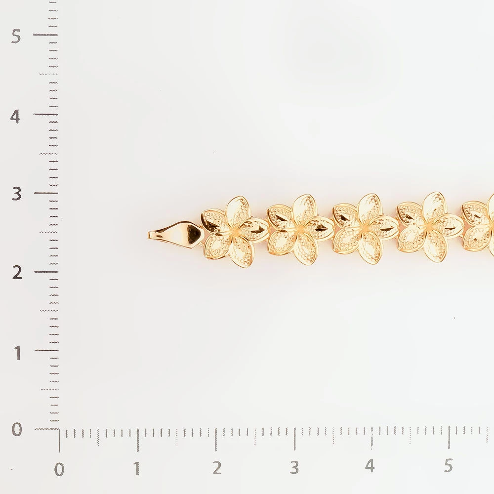 Браслет из красного золота 585 пробы