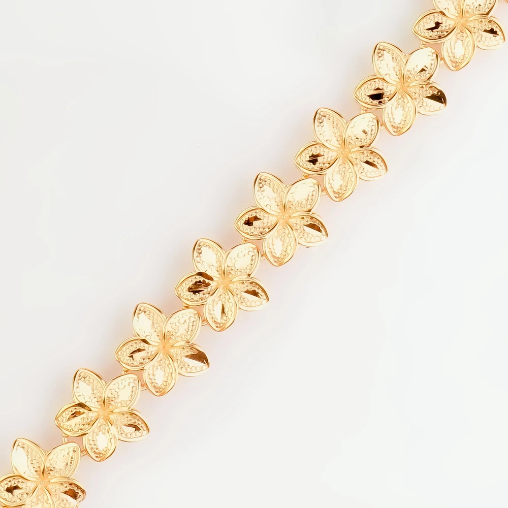 Браслет из красного золота 585 пробы