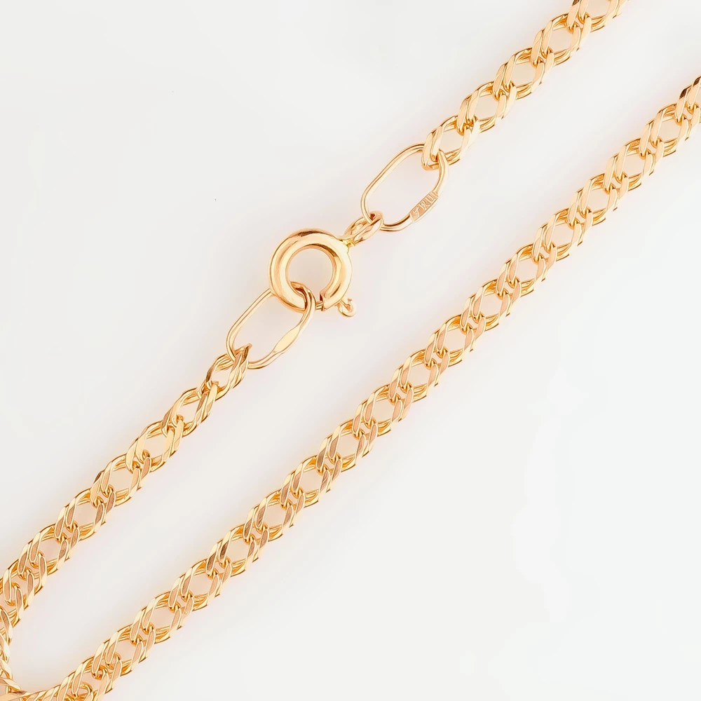 Браслет из красного золота 585 пробы