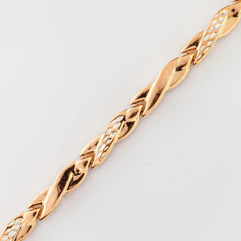 Браслет из красного золота 585 пробы