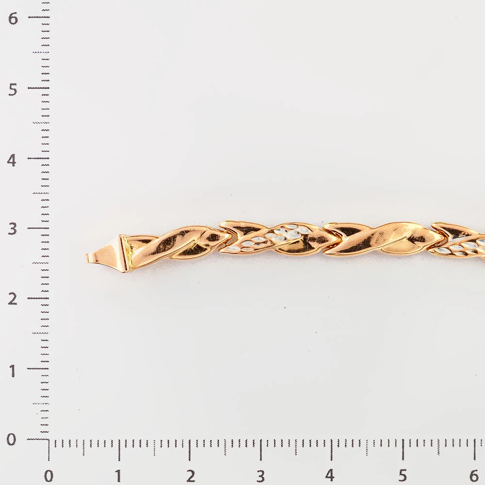 Браслет из красного золота 585 пробы