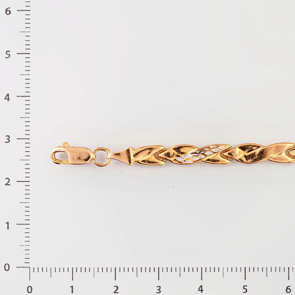 Браслет из красного золота 585 пробы