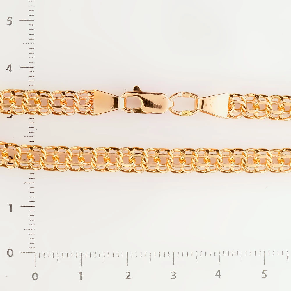 Браслет из красного золота 585 пробы