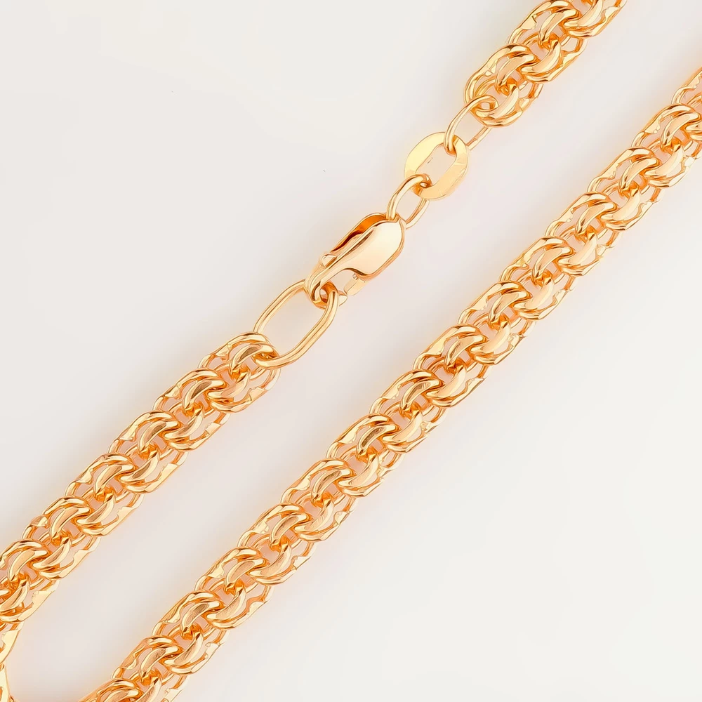 Браслет из красного золота 585 пробы