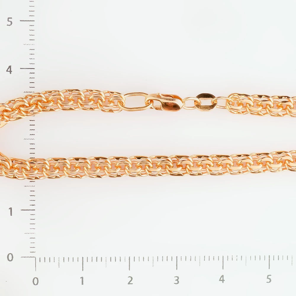 Браслет из красного золота 585 пробы