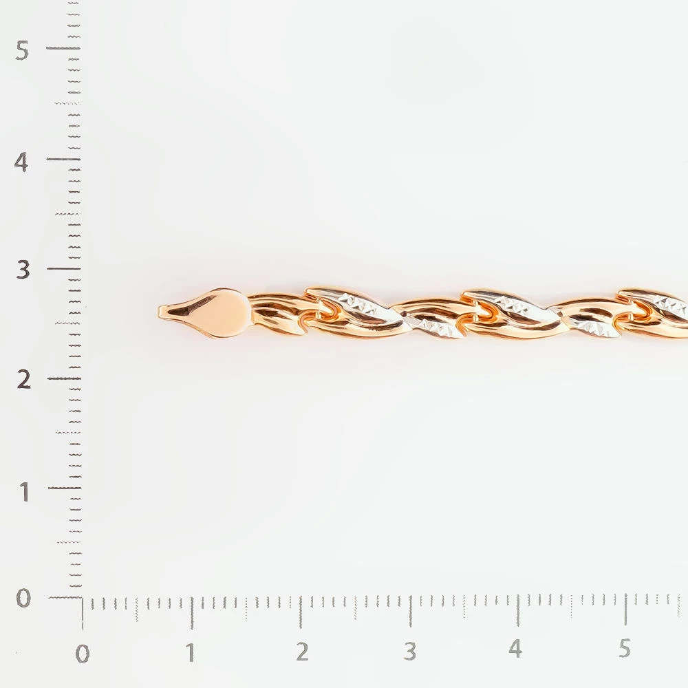 Браслет из красного золота 585 пробы