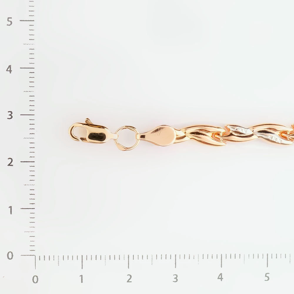 Браслет из красного золота 585 пробы