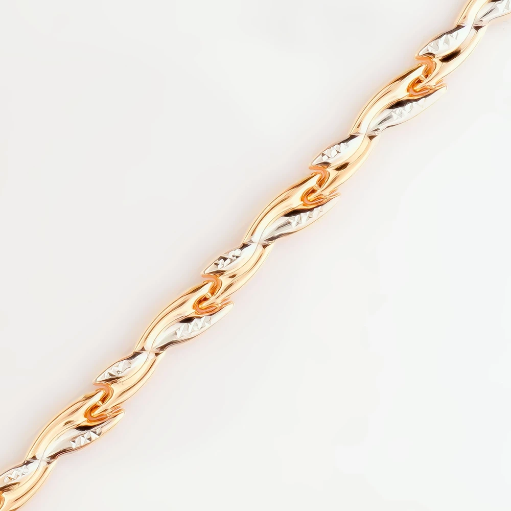 Браслет из красного золота 585 пробы