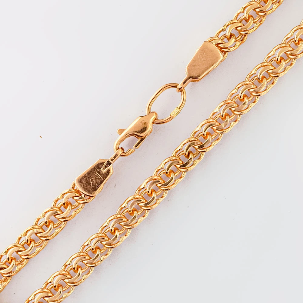 Браслет из красного золота 585 пробы