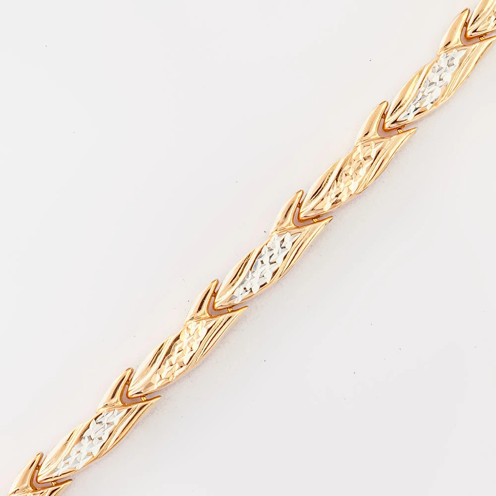 Браслет из красного золота 585 пробы