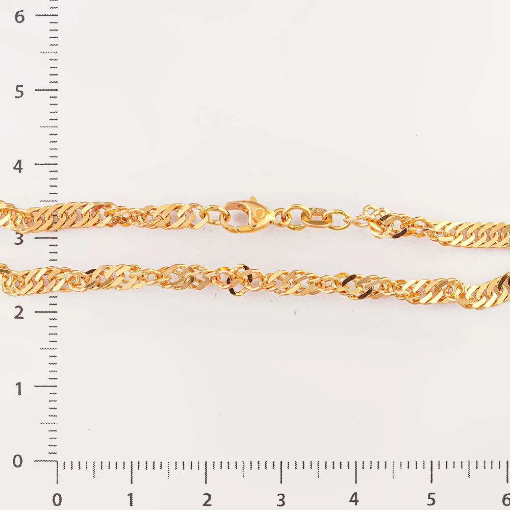 Браслет из красного золота 585 пробы