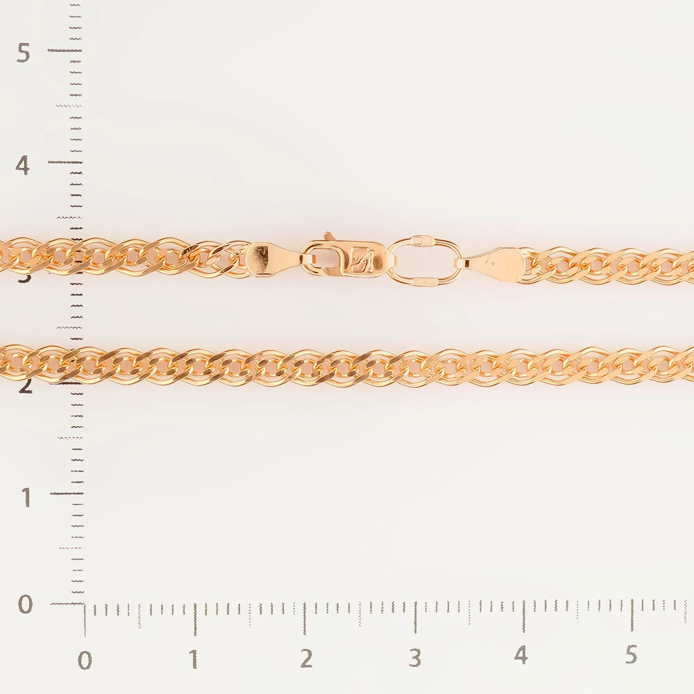 Браслет из красного золота 585 пробы