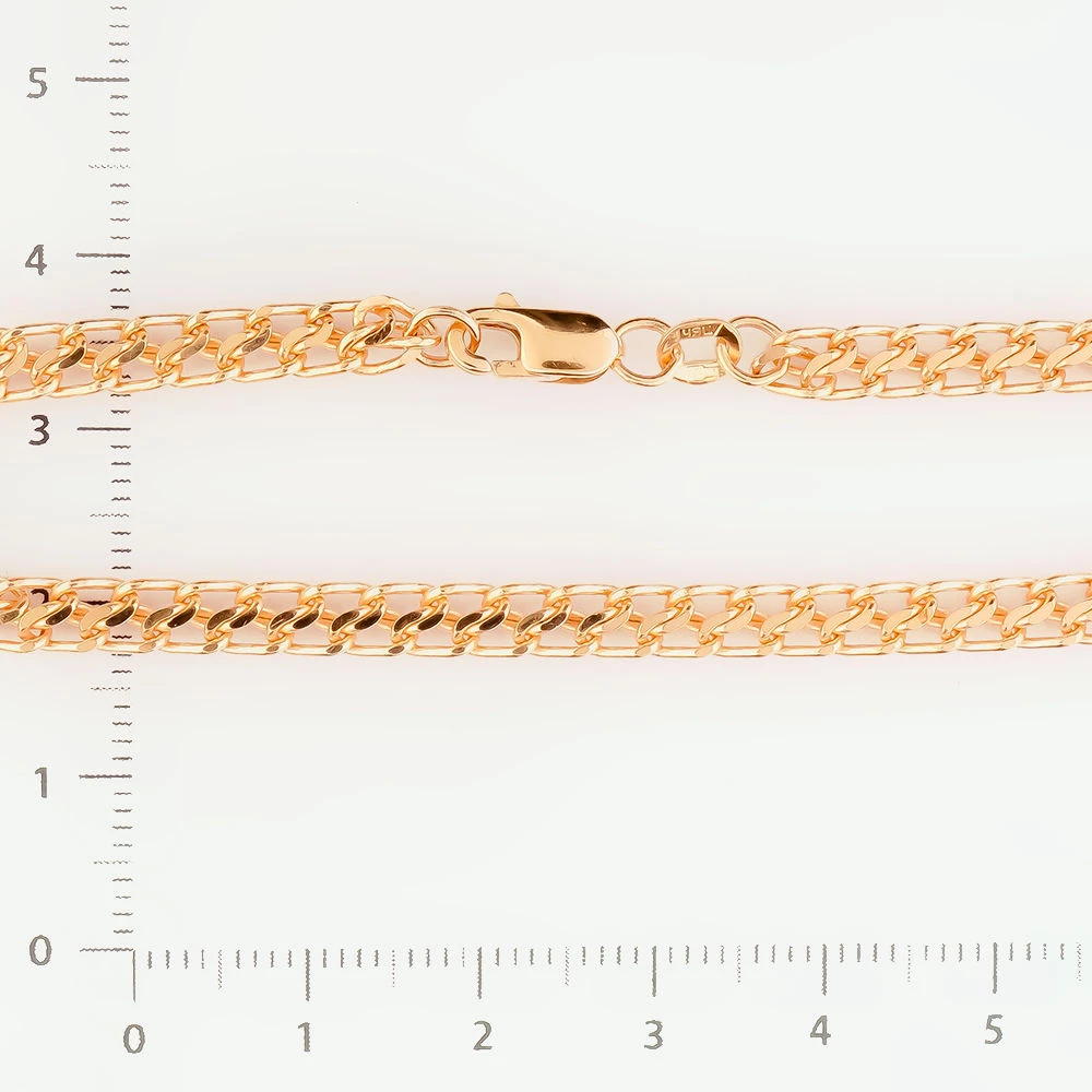 Браслет из красного золота 585 пробы