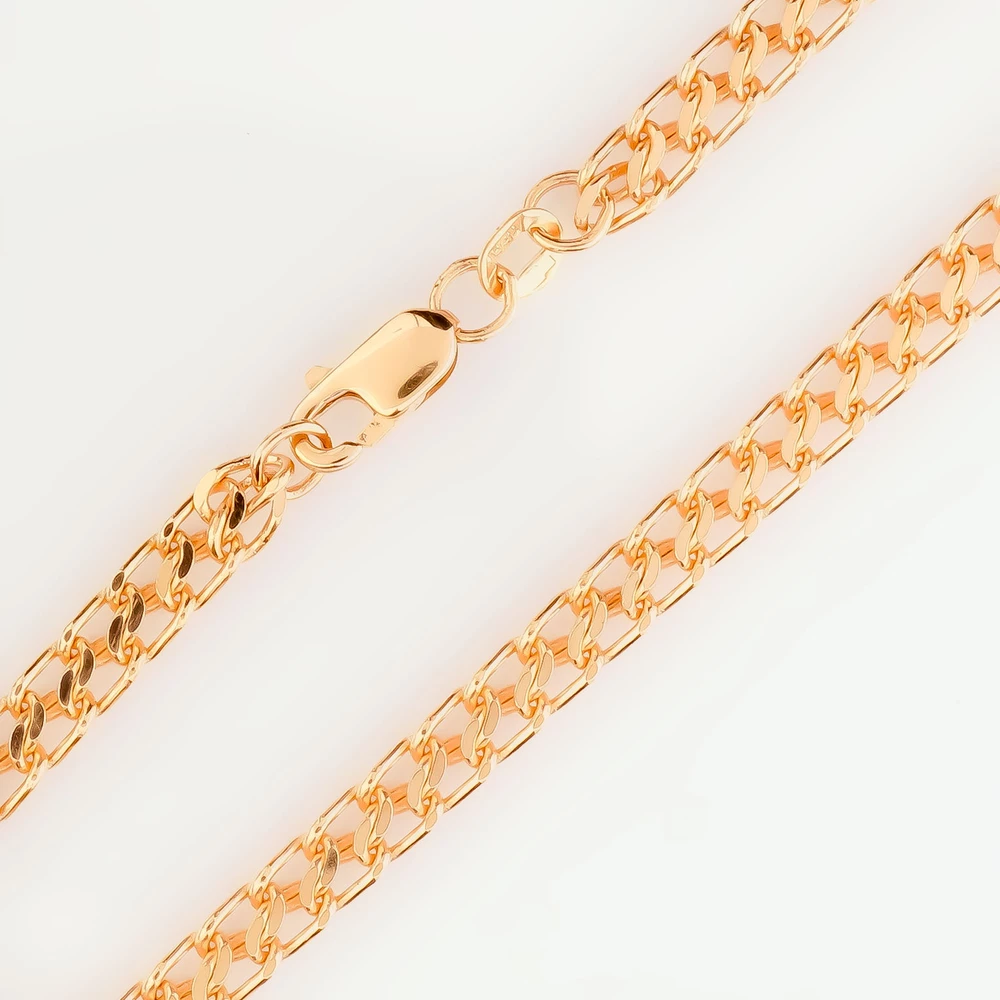 Браслет из красного золота 585 пробы