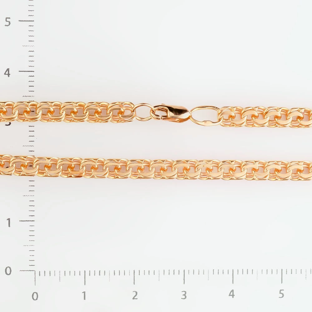 Браслет из красного золота 585 пробы