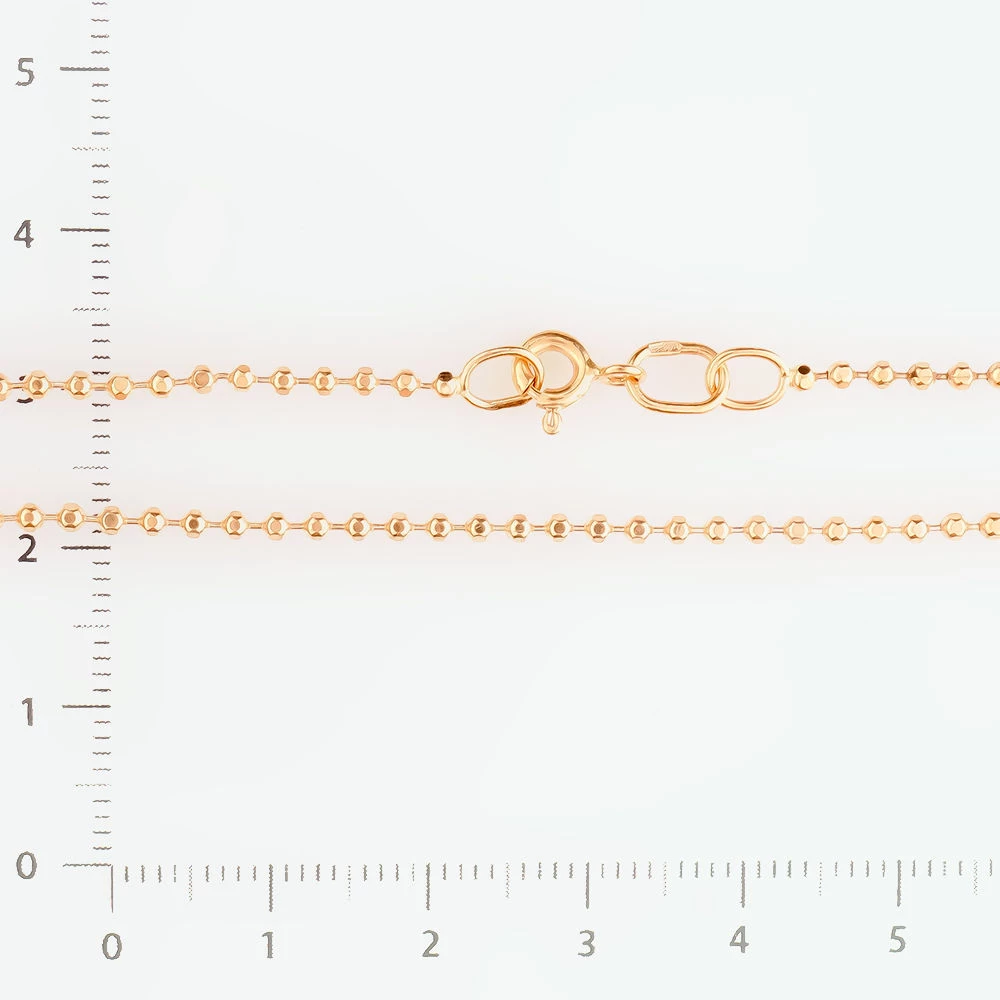 Браслет из красного золота 585 пробы