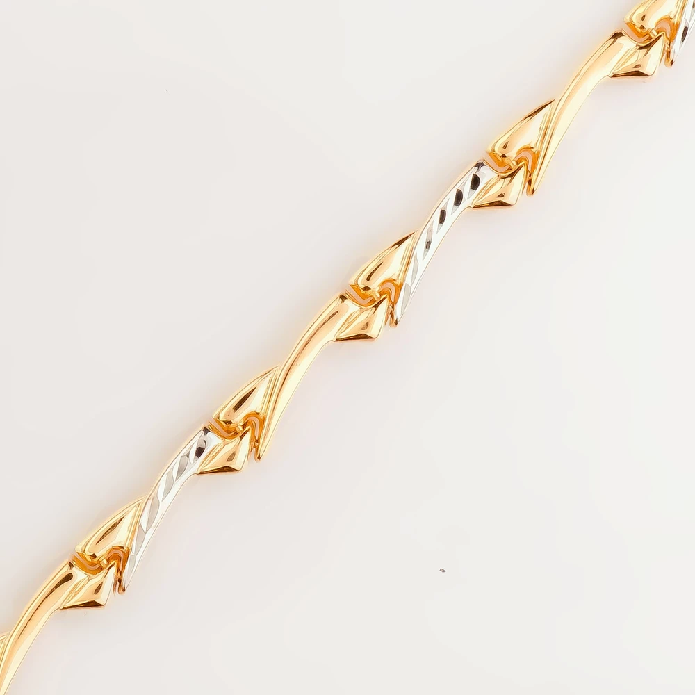 Браслет из красного золота 585 пробы