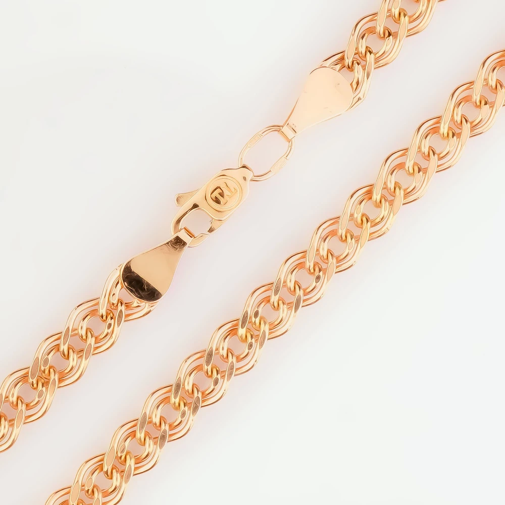 Браслет из красного золота 585 пробы