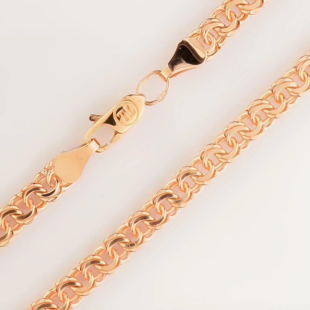 Браслет из красного золота 585 пробы