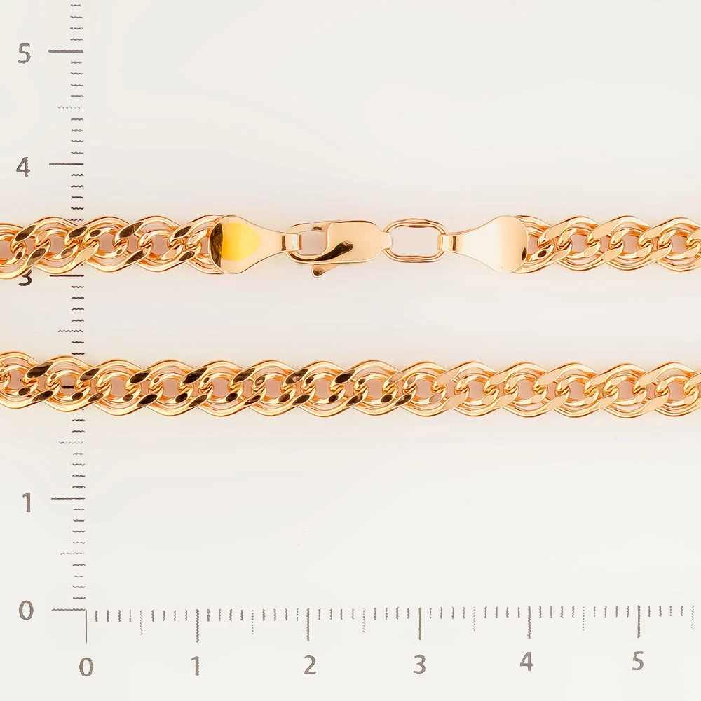 Браслет из красного золота 585 пробы