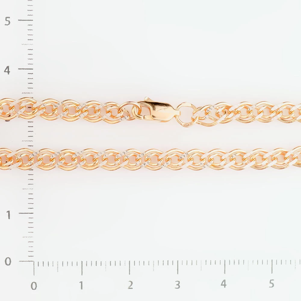 Браслет из красного золота 585 пробы