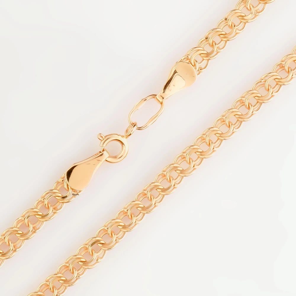 Браслет из красного золота 375 пробы