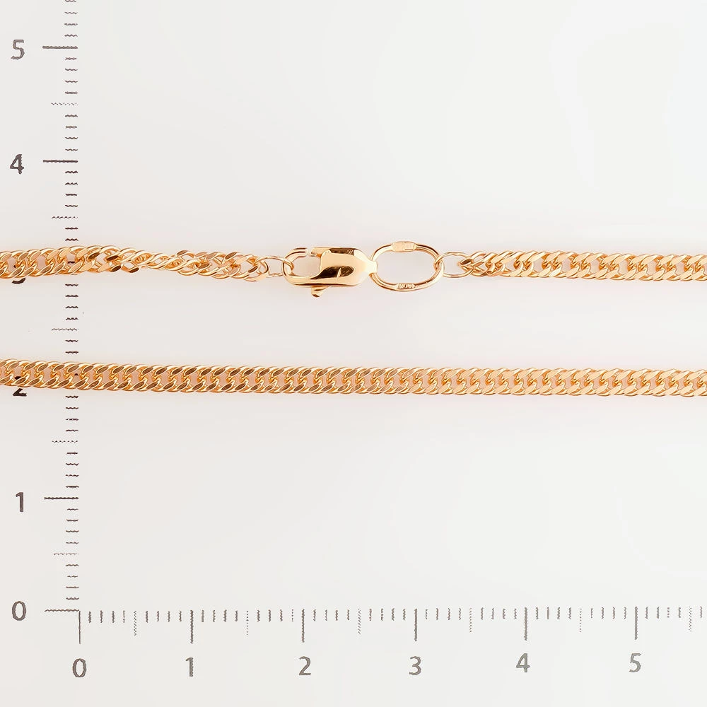 Браслет из красного золота 585 пробы