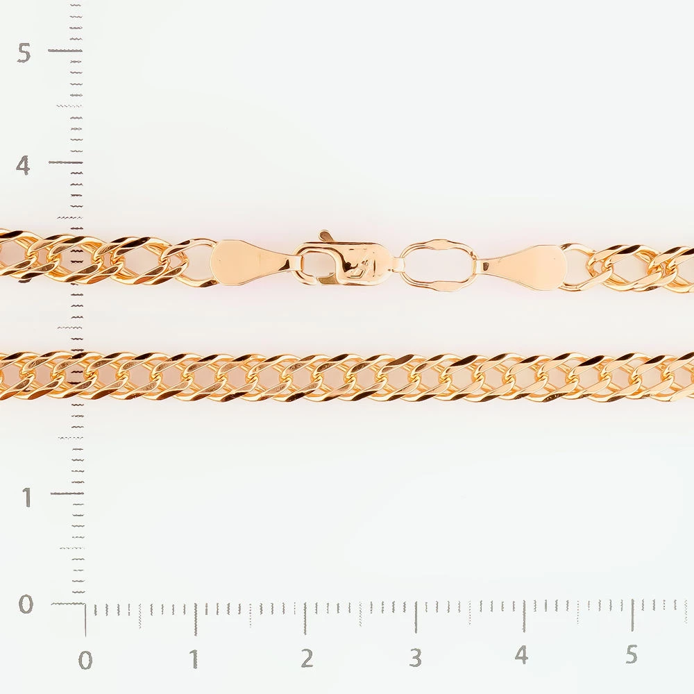 Браслет из красного золота 585 пробы