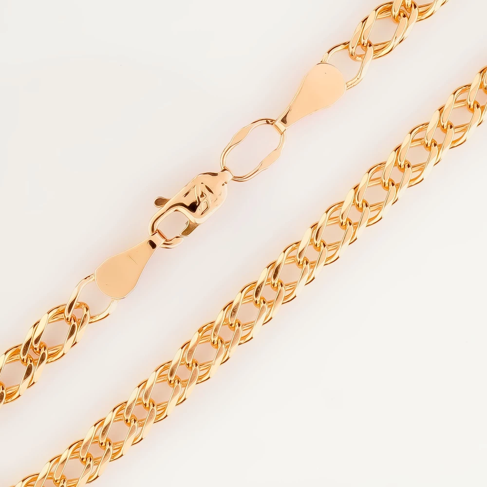 Браслет из красного золота 585 пробы