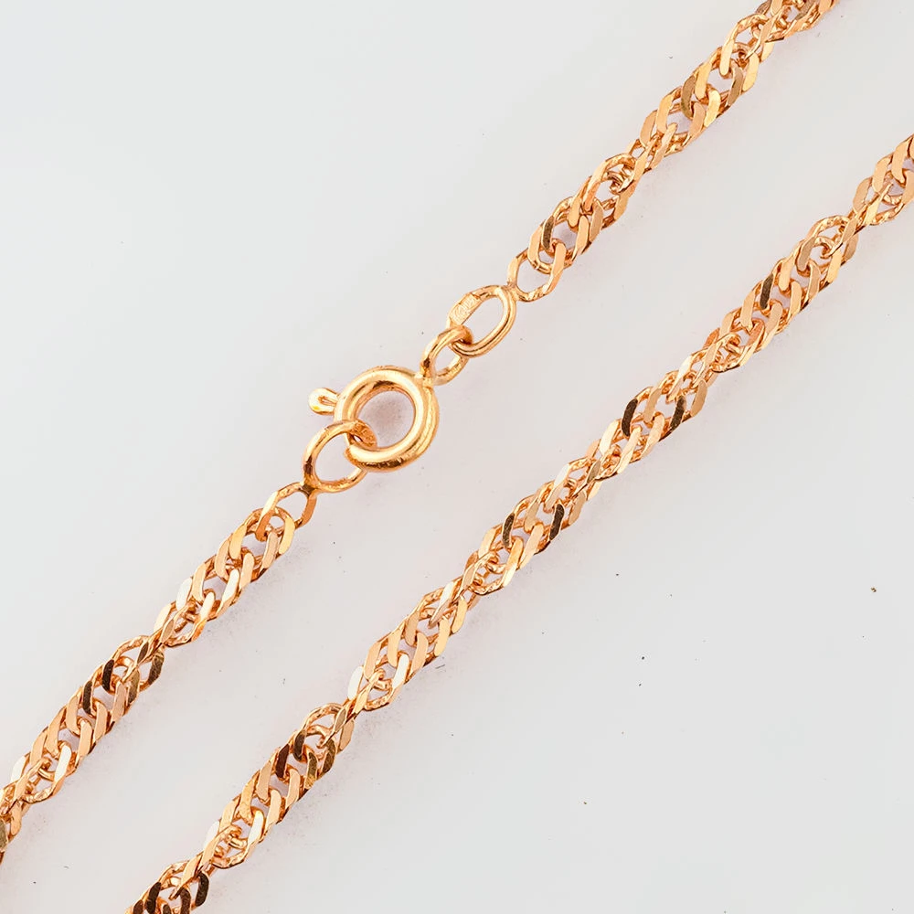 Браслет из красного золота 585 пробы