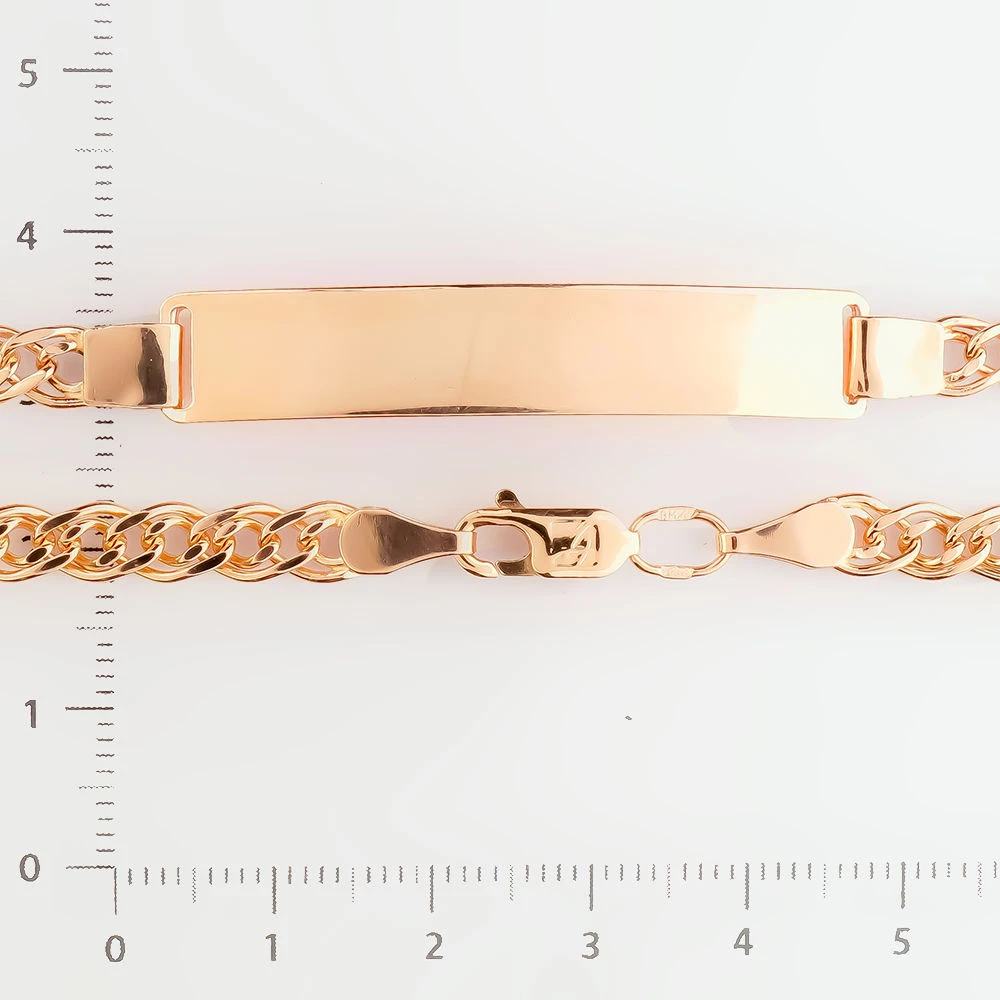 Браслет из красного золота 585 пробы