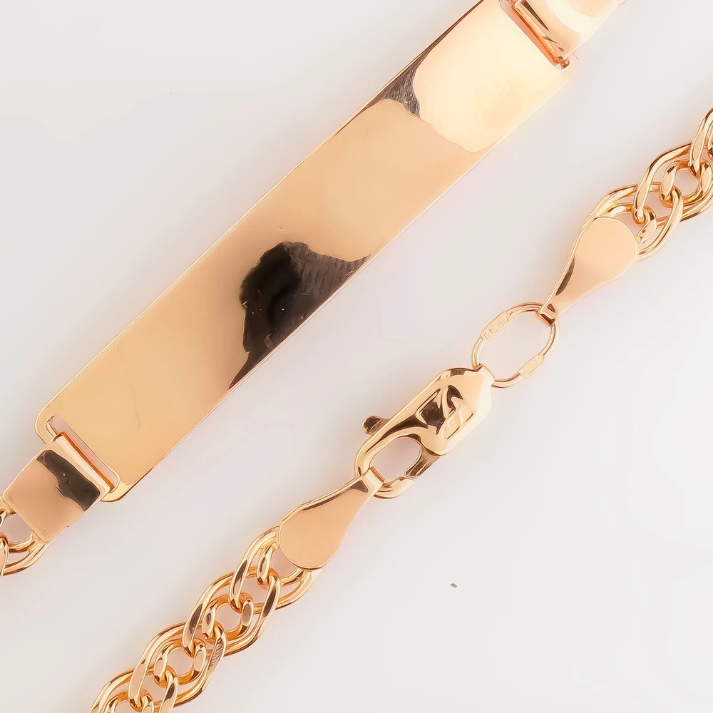 Браслет из красного золота 585 пробы