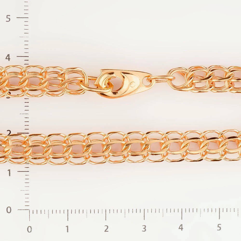 Браслет из красного золота 585 пробы