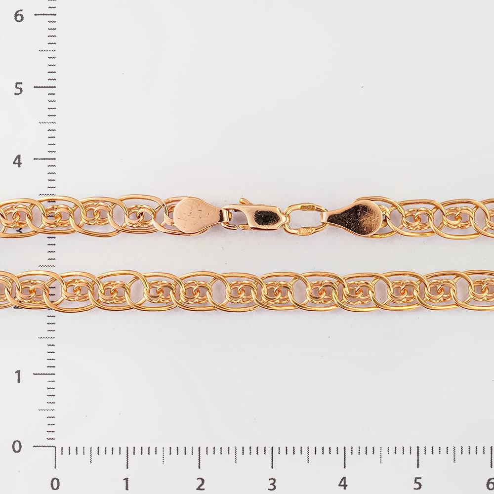 Браслет из красного золота 585 пробы