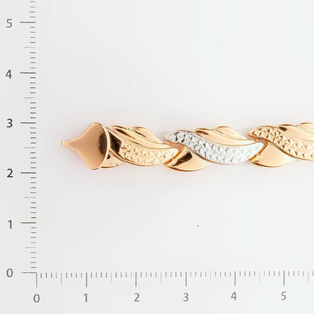 Браслет из красного золота 585 пробы