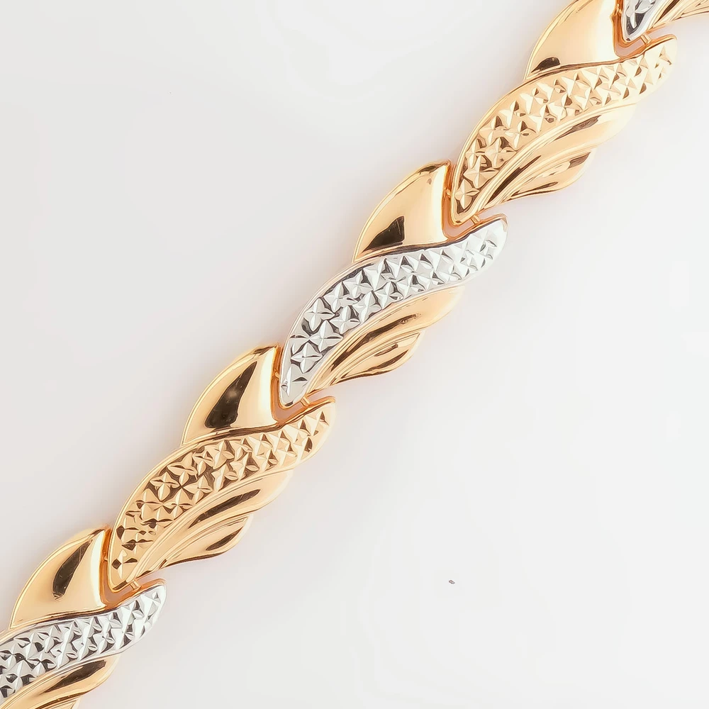 Браслет из красного золота 585 пробы