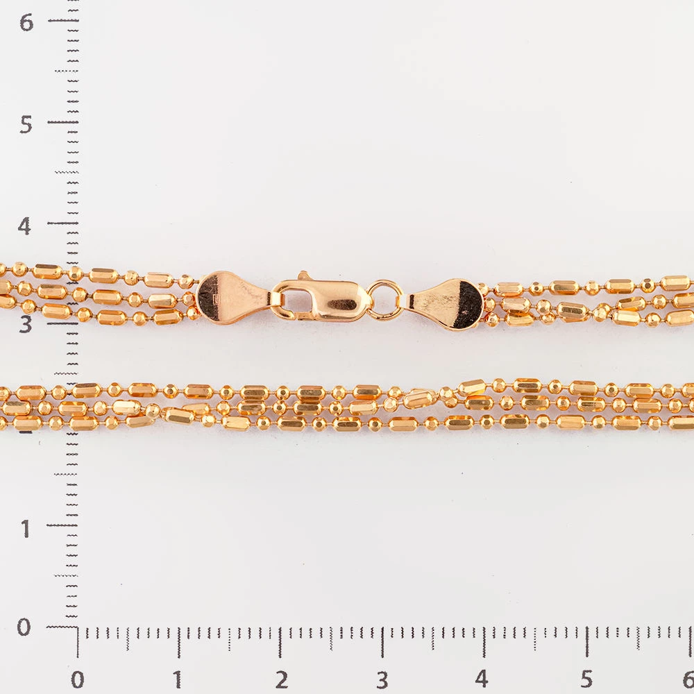 Браслет из красного золота 585 пробы