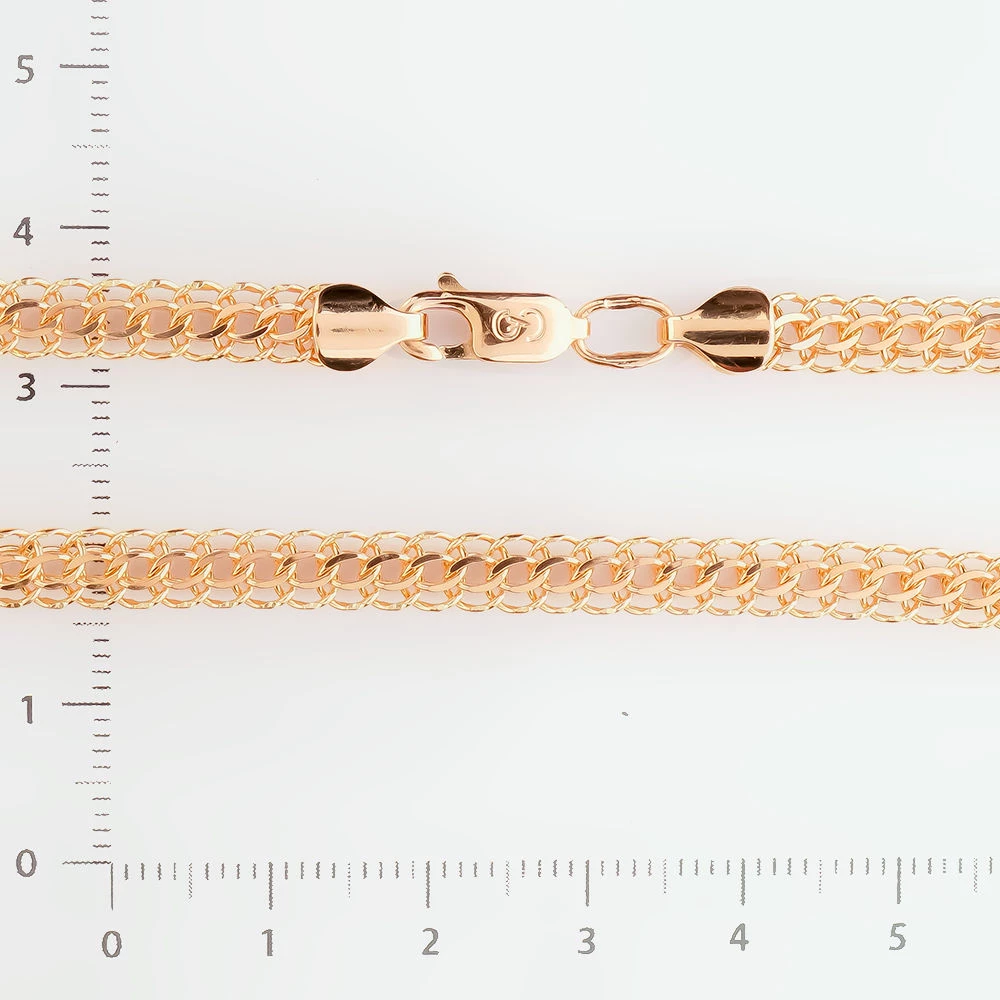 Браслет из красного золота 585 пробы