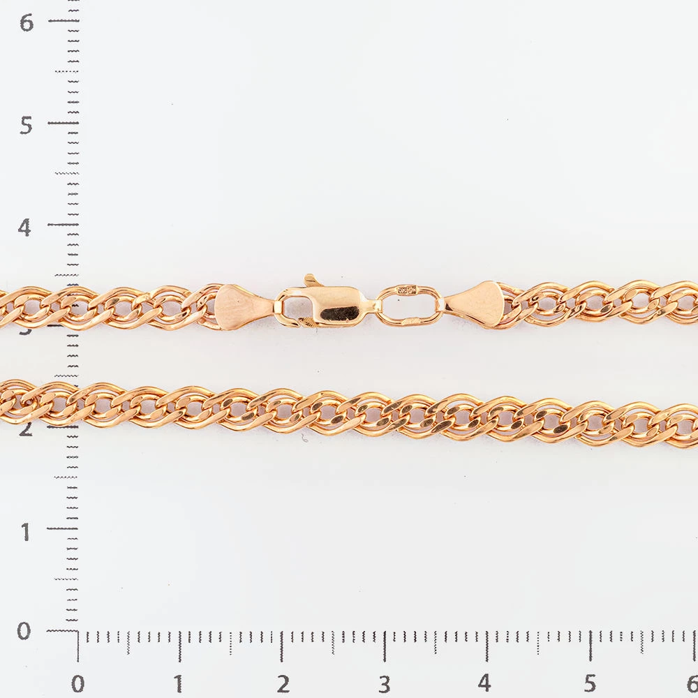 Браслет из красного золота 585 пробы