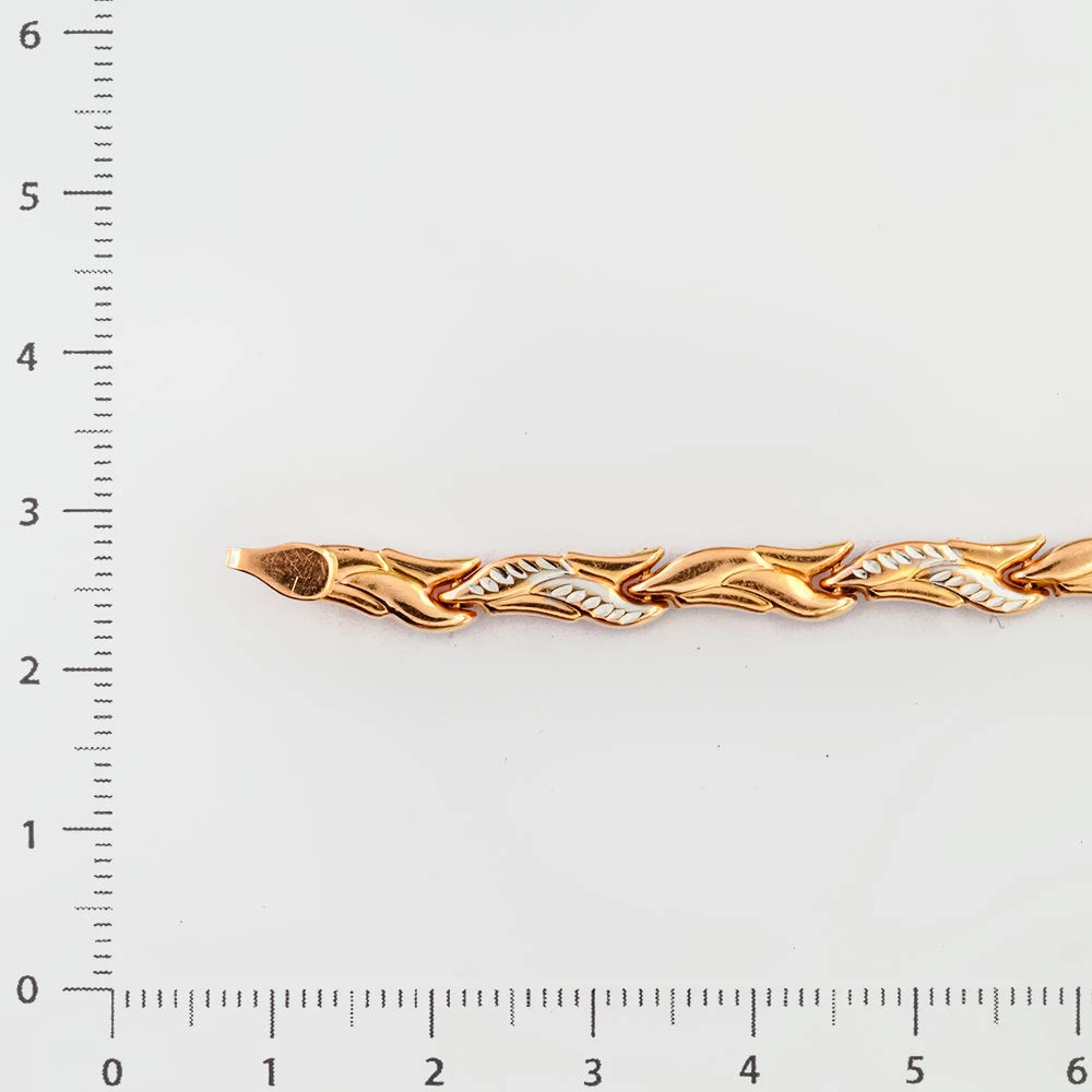 Браслет из красного золота 585 пробы