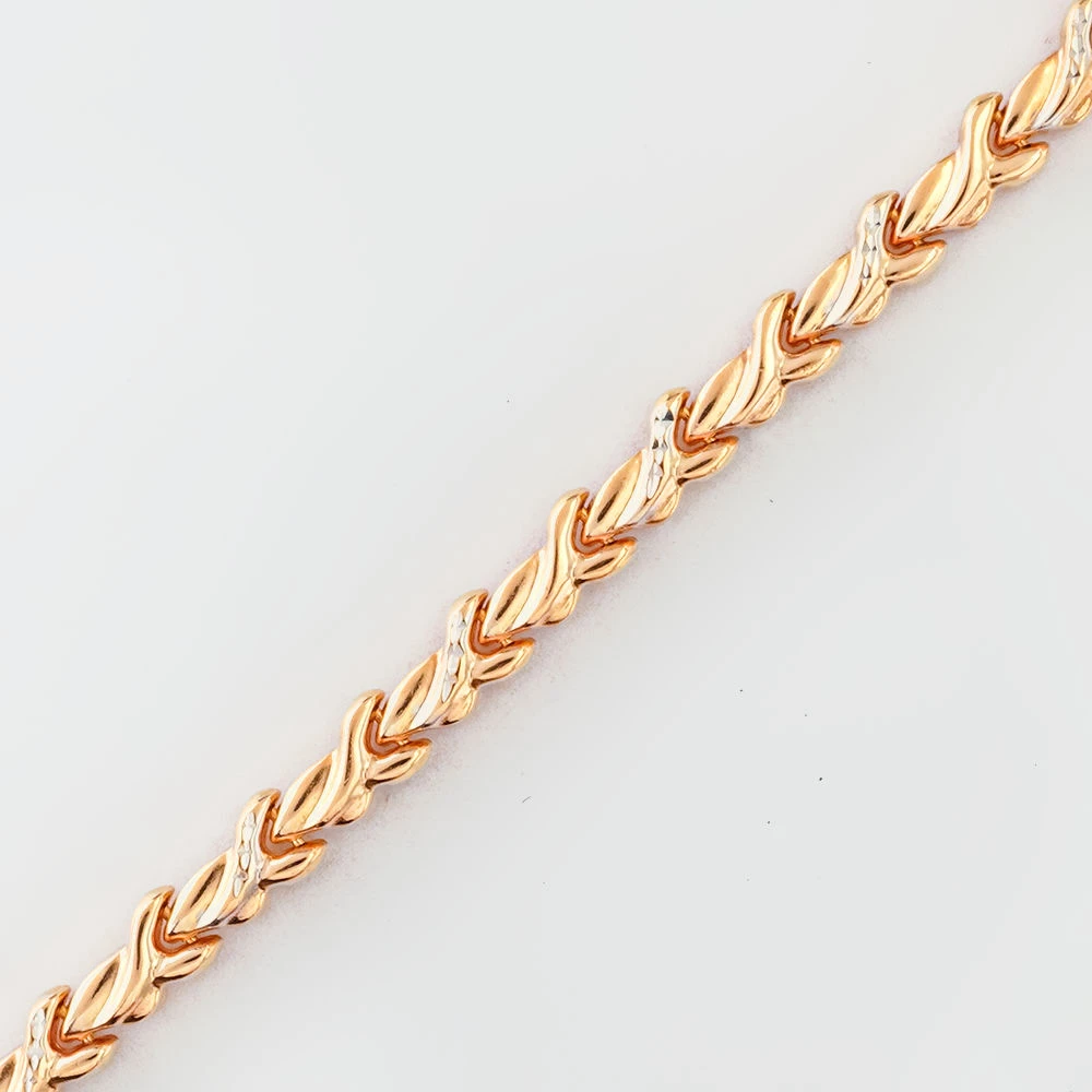 Браслет из красного золота 585 пробы