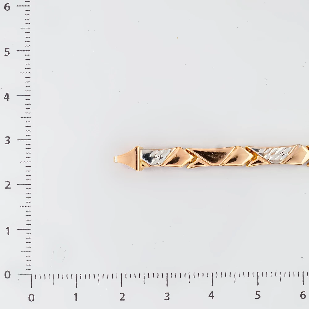 Браслет из красного золота 585 пробы