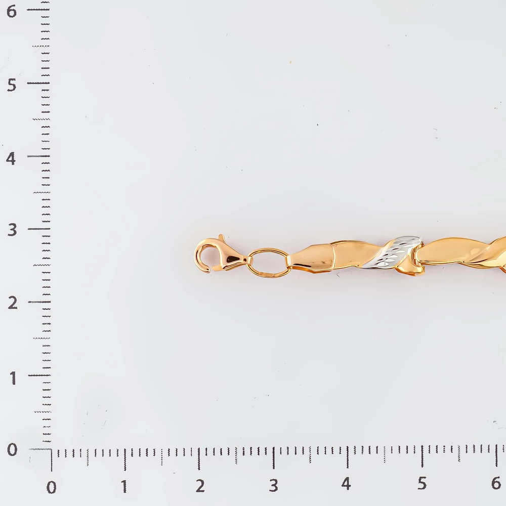 Браслет из красного золота 585 пробы