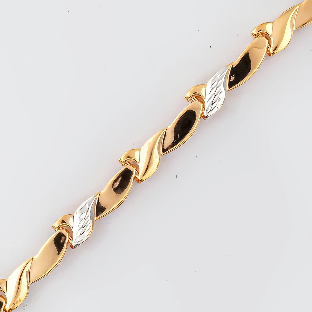 Браслет из красного золота 585 пробы