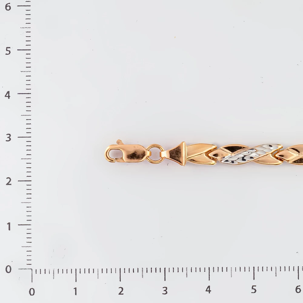 Браслет из красного золота 585 пробы