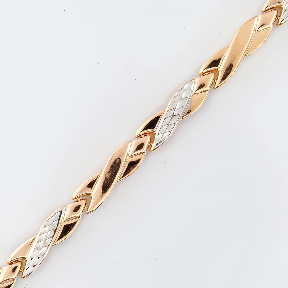 Браслет из красного золота 585 пробы