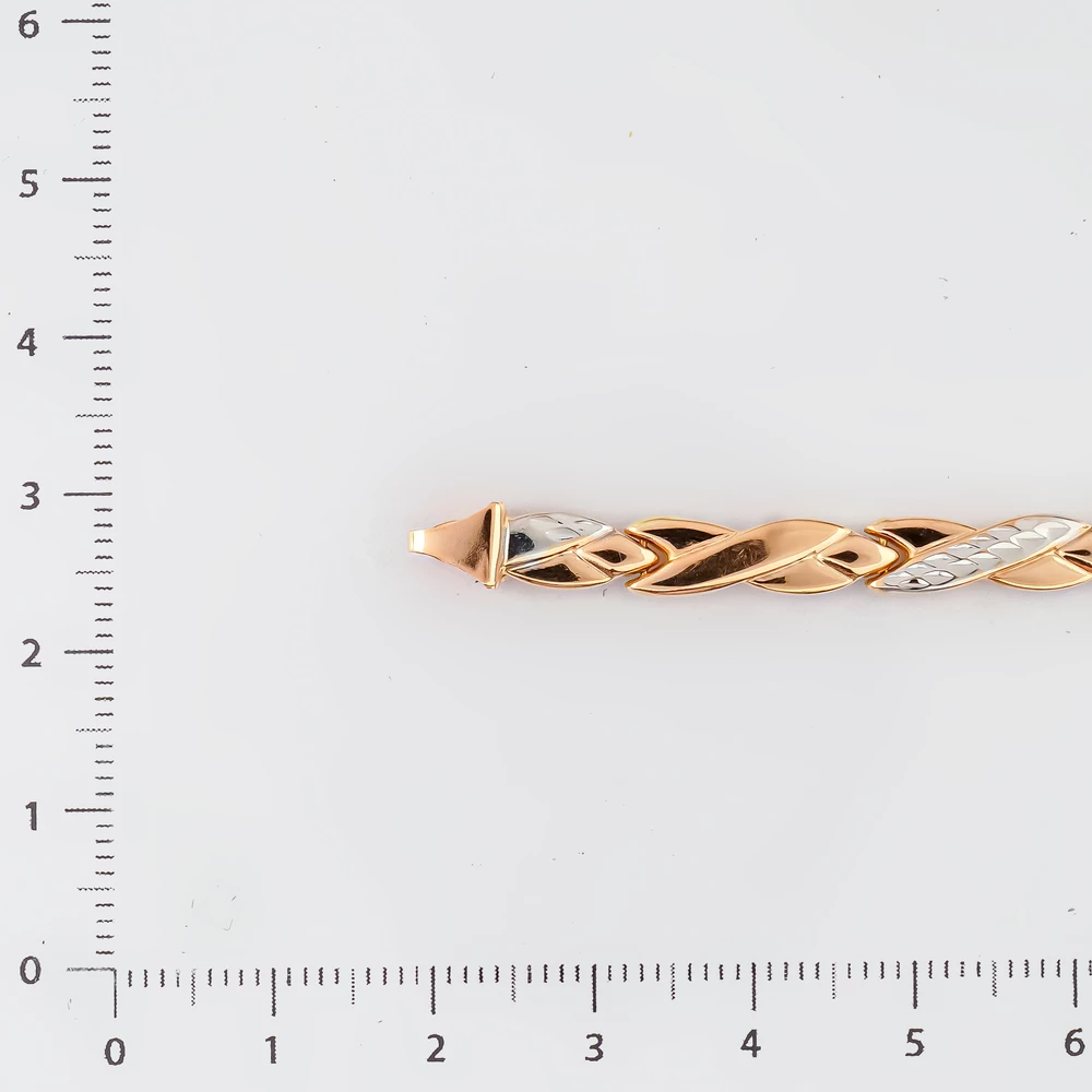 Браслет из красного золота 585 пробы