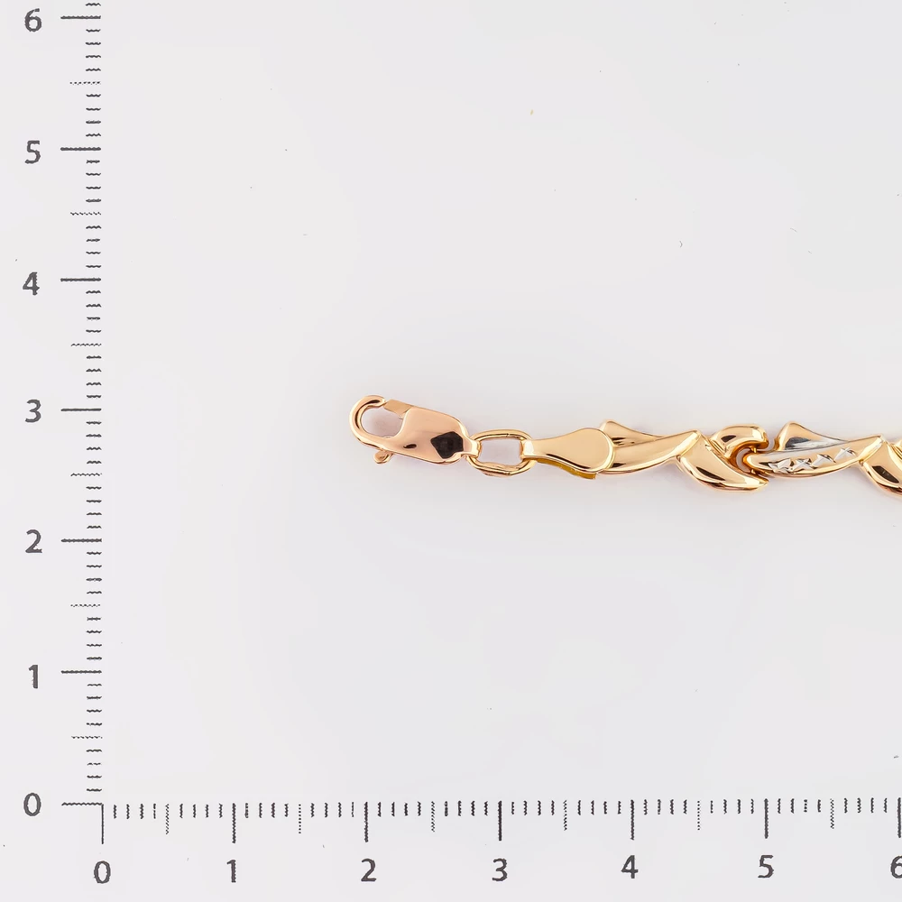 Браслет из красного золота 585 пробы